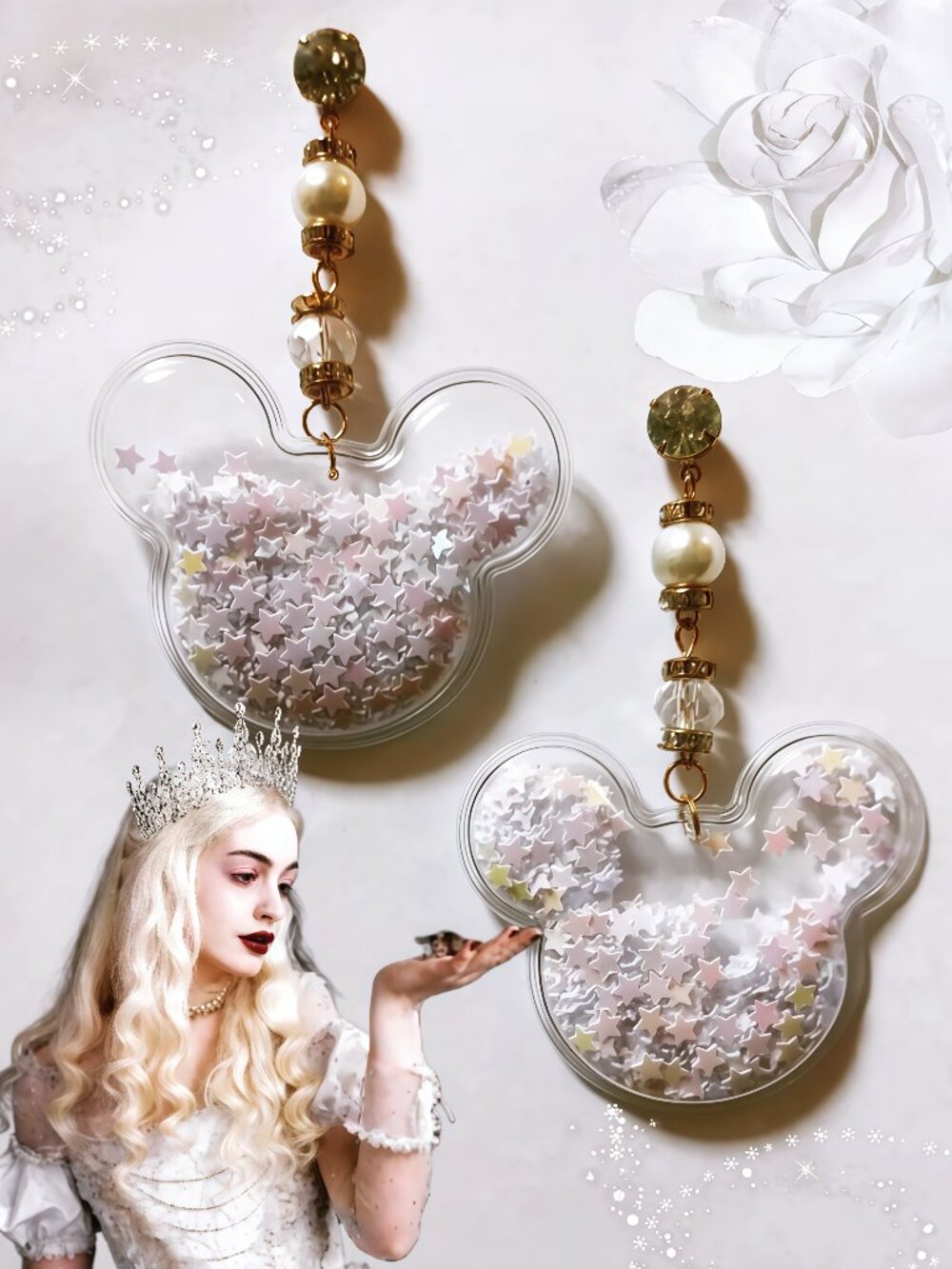 The White Queen earrings